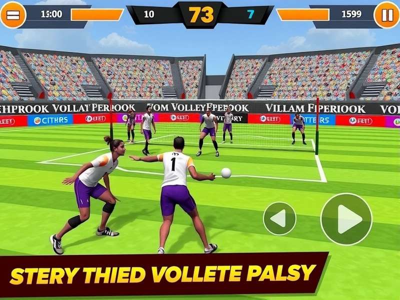 Volley Elite India Game Screenshot